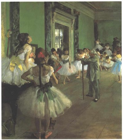 La classe di danza da Edgar Degas